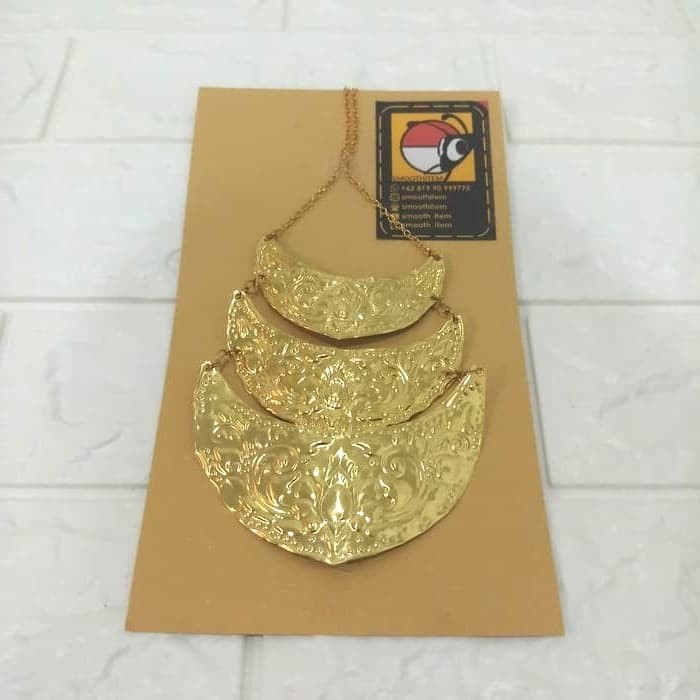 KALUNG 3 TIGA SUSUN KALUNG ANAK AKSESORIS ANAK KALUNG BAJU ADAT KARTIN