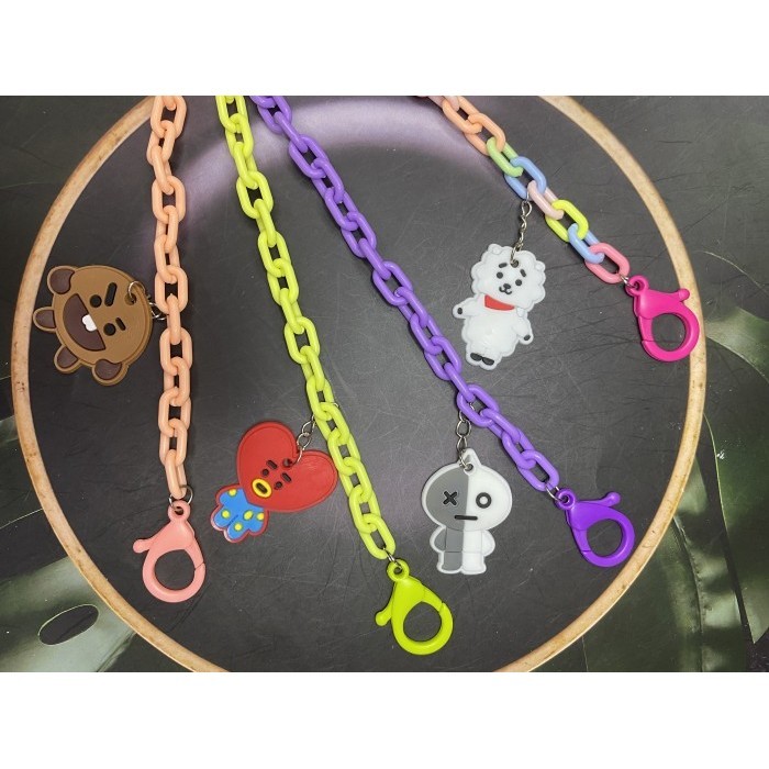 KALUNG MASKER ANAK BTS BT21 KARAKTER
