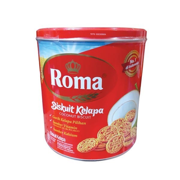 

ROMA BISCUIT COCONUT LUX TIN 345 GR