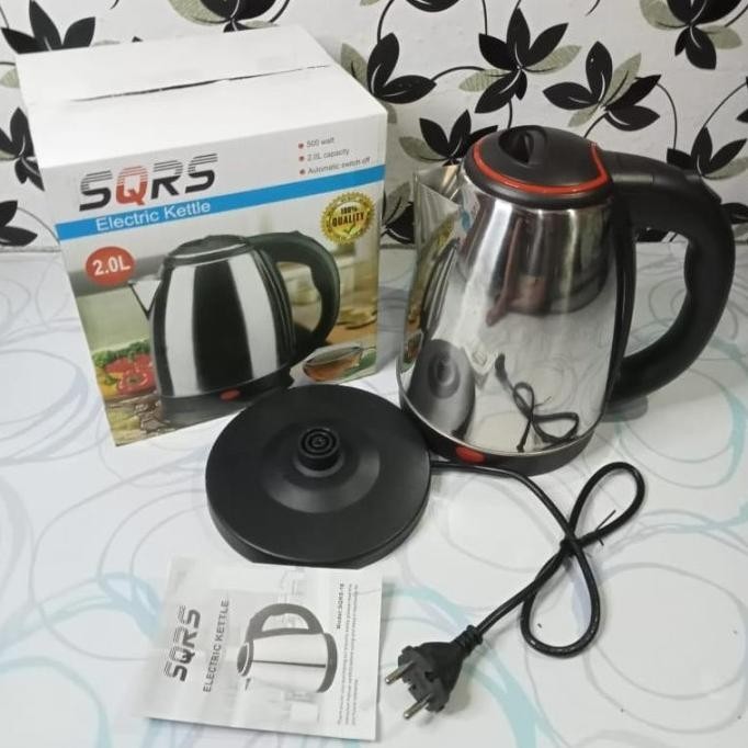 BEST SELLER  TEKO LISTRIK OTOMATIS / TEKO LISTRIK STAINLESS MURAH / TEKO SERBAGUNA TERLARIS