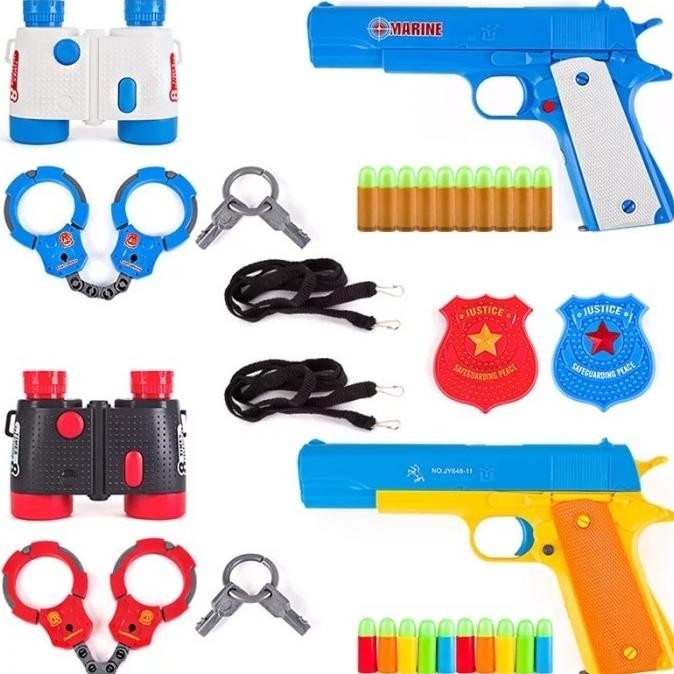 Kado Mainan anak cowok Mainan Polisi Polisian / Mainan Polisi set