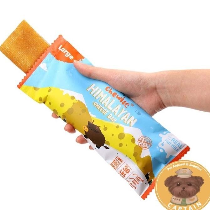 Ready&gt;&gt; Chewise Himalayan Cheese Bar S, M, L - Dog Snack Cemilan Anjing Kucing