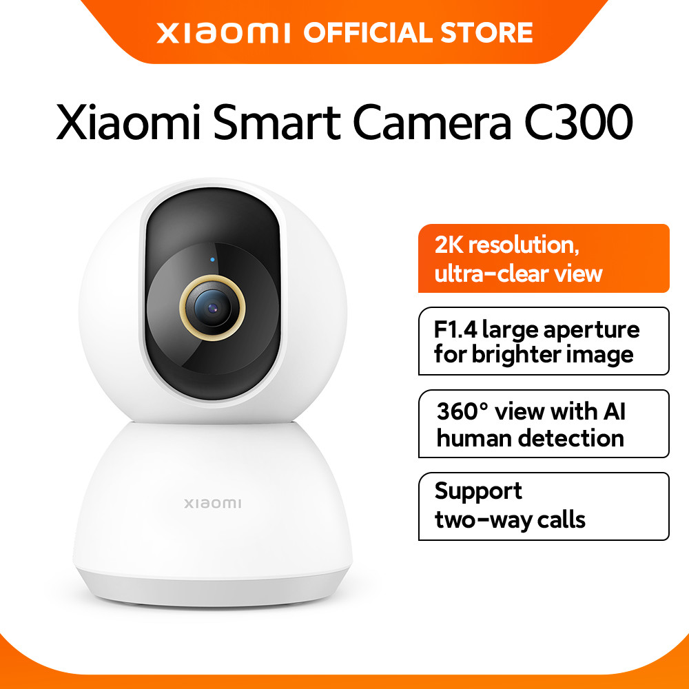 Official Xiaomi Smart Camera C300 2K Ultra-clear HD 3MP F1.4 AI Human Detection Image 2