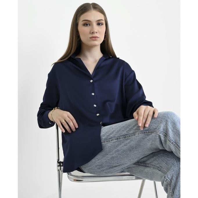 Geulis.Id Noelle Shirt / Blouse Wanita / Atasan Wanita (4 Warna)