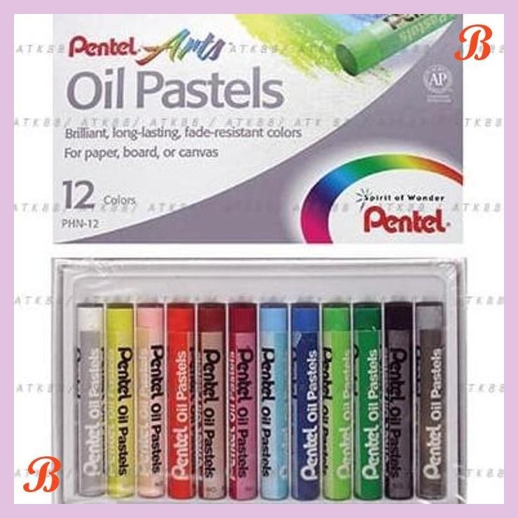 

| PGT | CRAYON/ OIL PASTEL PENTEL 12 WARNA