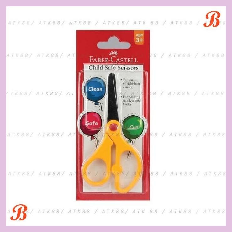 

| PGT | FABER CASTELL GUNTING ANAK/ CHILDREN SCISSOR/ GUNTING UNTUK ANAK