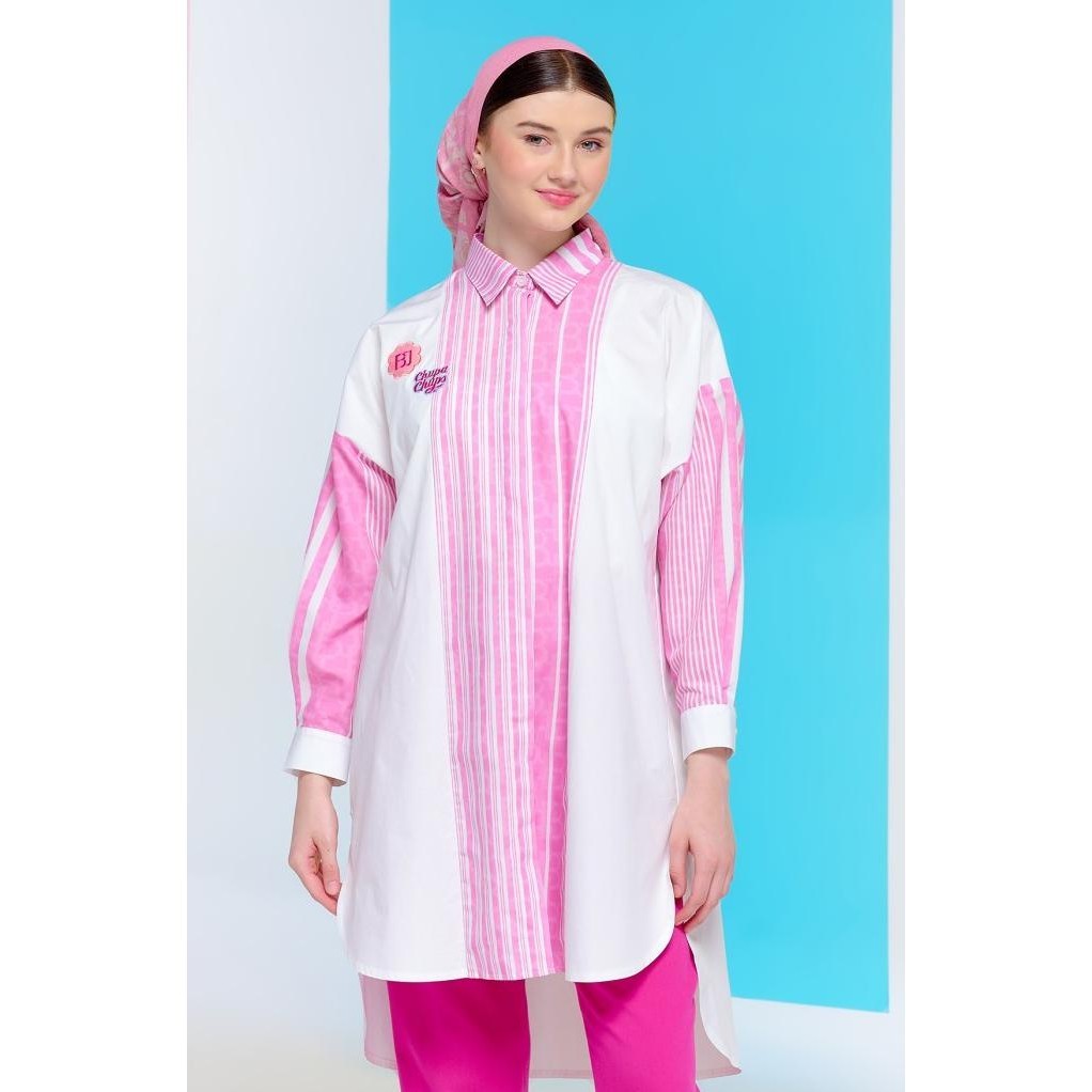 Benang Jarum - Chupa Chups Tunic Shirt - Strawberry