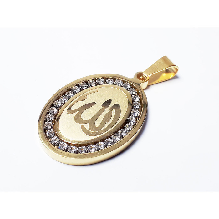 VEE LIONTIN TAUHID LAFADZ ALLAH MODEL 5 - LIONTIN TITANIUM PRIA WANITA