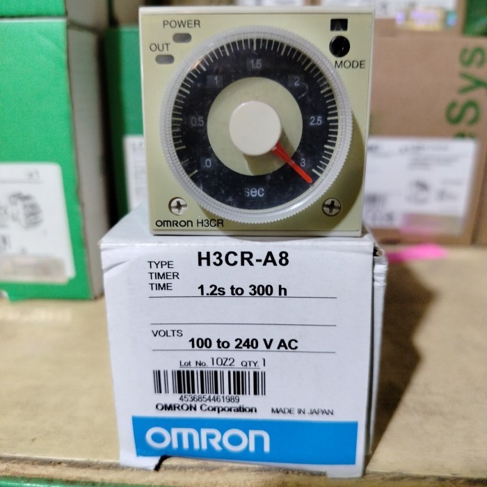 timer h3cr a8 omron 220v + socket h3cra8
