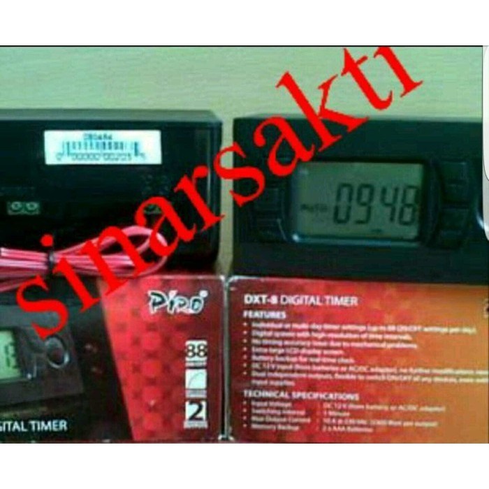 TIMER DIGITAL PIRO DXT 8 ( BUAT AMPLI WALET PIRO )