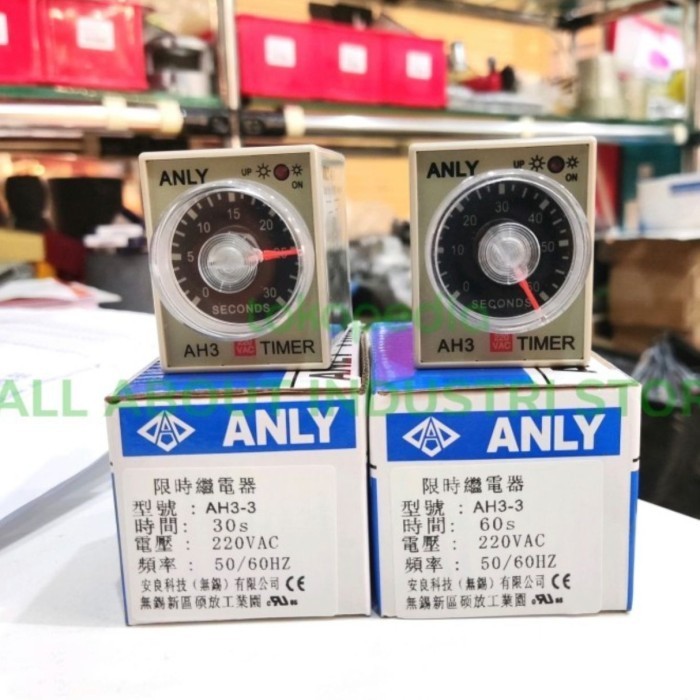 Murah Timer AH3-3 220V 30 Detik/60 Detik 30S/60S