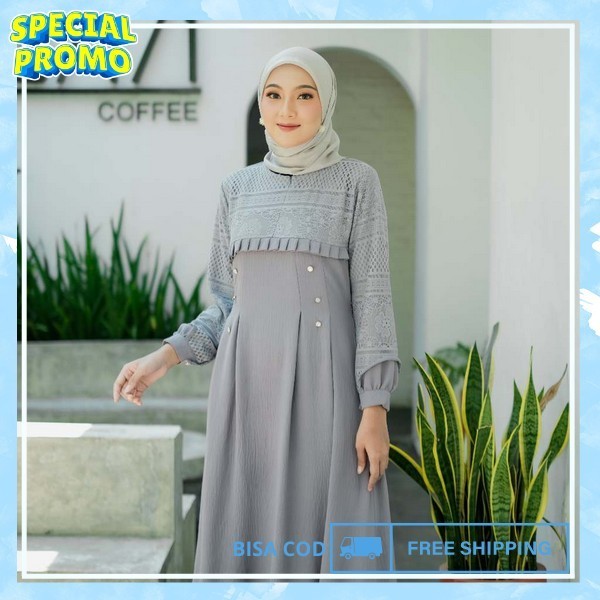 Gamis Wanita Terbaru 2024 Dewasa Games Remaja Dres Syar I Premium Baju Pengajian Longdress Pesta Pan