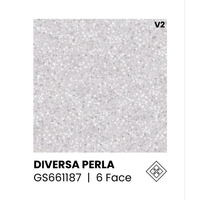 GRANIT GLOSSY MOTIF TERAZZO DIVERSE SERIES UKURAN 60X60 BY SUNPOWER