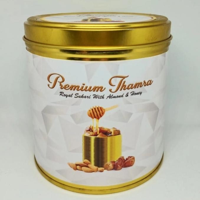 

Kurma Premium Thamra Kurma Sukari With Almond & Yaman Honey 500 Gr TMS