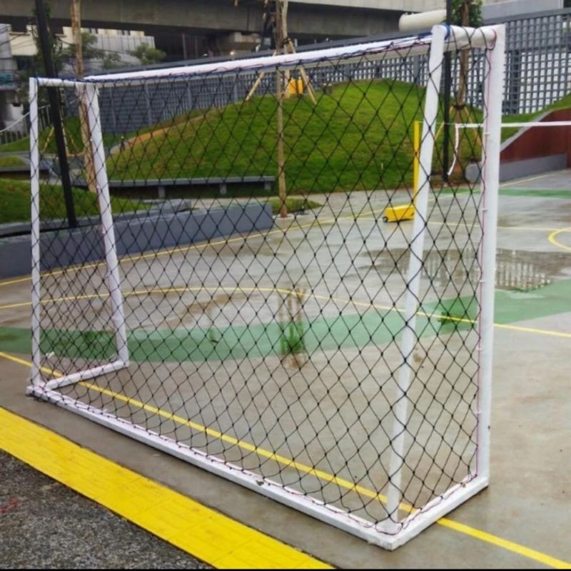 tiang gawang futsal portable 1set jaring gawang