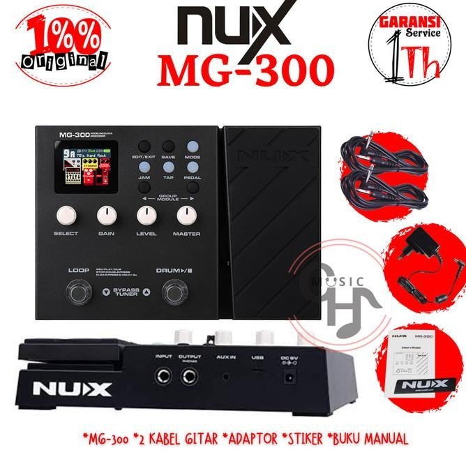 Nux Mg300 Mg 300 Mg-300 Multi Efek Gitar