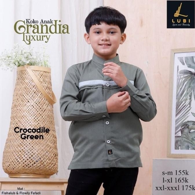 Diskon 38% Promo Lubi Grandia Koko Anak Lengan Panjang Original Murah