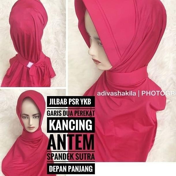 Jilbab Psr Yayasan Kemala Bhayangkari Garis Dua Perekat