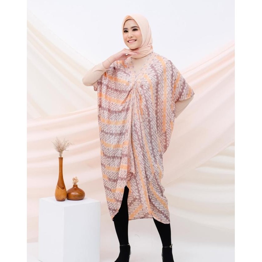 Kaftan Batik Wanita/Kaftan Modern/Gamis/Dress Batik Wanita/Tunic/Tunic