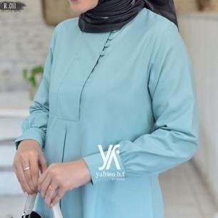 Dress Wanita Warna Merah Bata Best Seller/Gamis Yahwo By Shidqi R 011