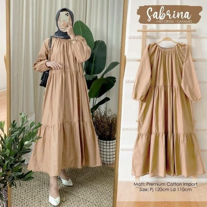 Dress Tunik Jumbo Sabrina Midi Jumbo