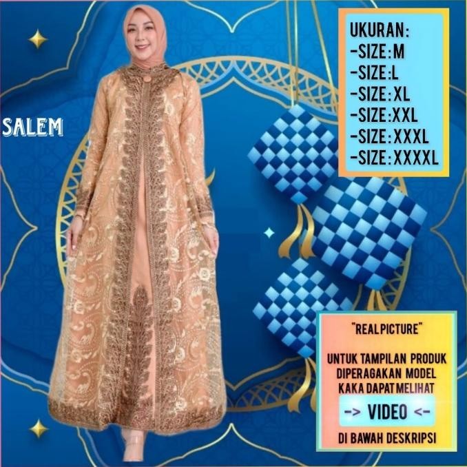 Jumbo Xxxl Dress Muslim Reni Wanita Gaun Pesta Maxi Gamis Syari Maroon