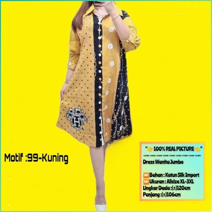 Blouse Muslim Wanita Maxi Fatima Xxxl Jumbo Bigsize Tunik Biru Wardah