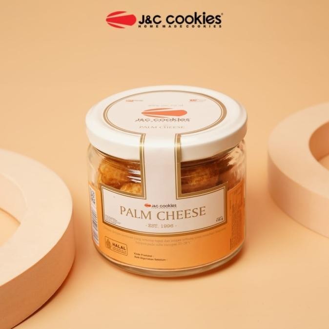 

Best Sales Kue Kering Palm Cheese Jnc J&C Cookies Jar Kaca Original