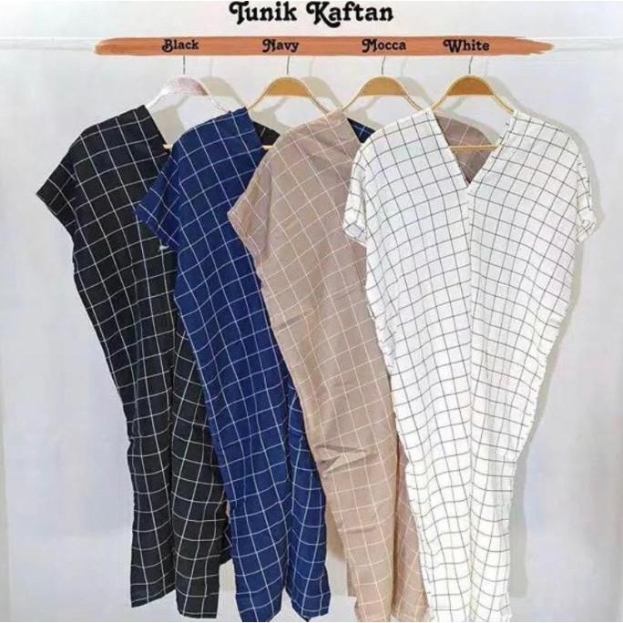 Tunik Kaftan Kotak//Tunik Kaftan Murah