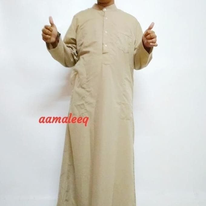 Gamis Coklat Muda