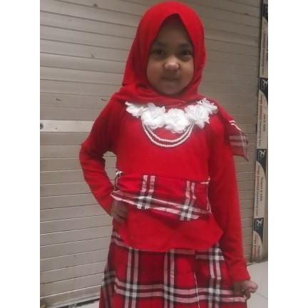 Baju Muslim | Baju Gamis Anak Perempuan, Cewek Umur 6,7 Tahun