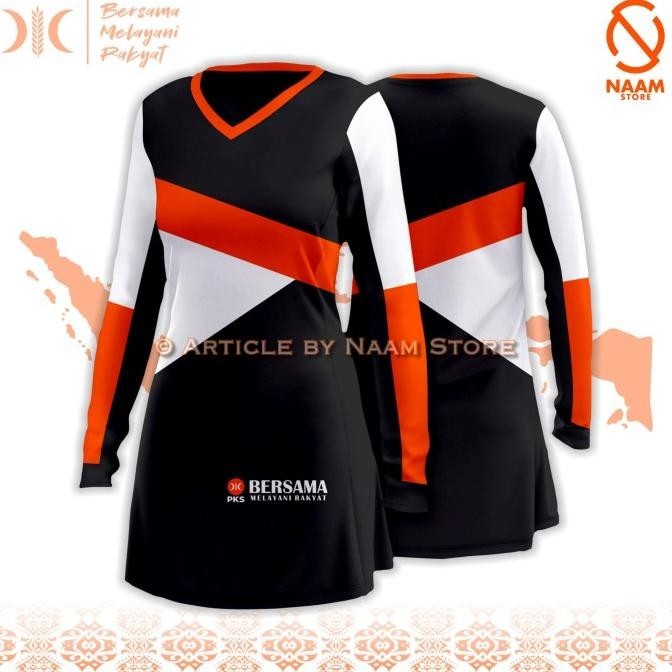 Kaos Tunik Pks (Partai Keadilan Sejahtera) Type 6.0 By Naam Store