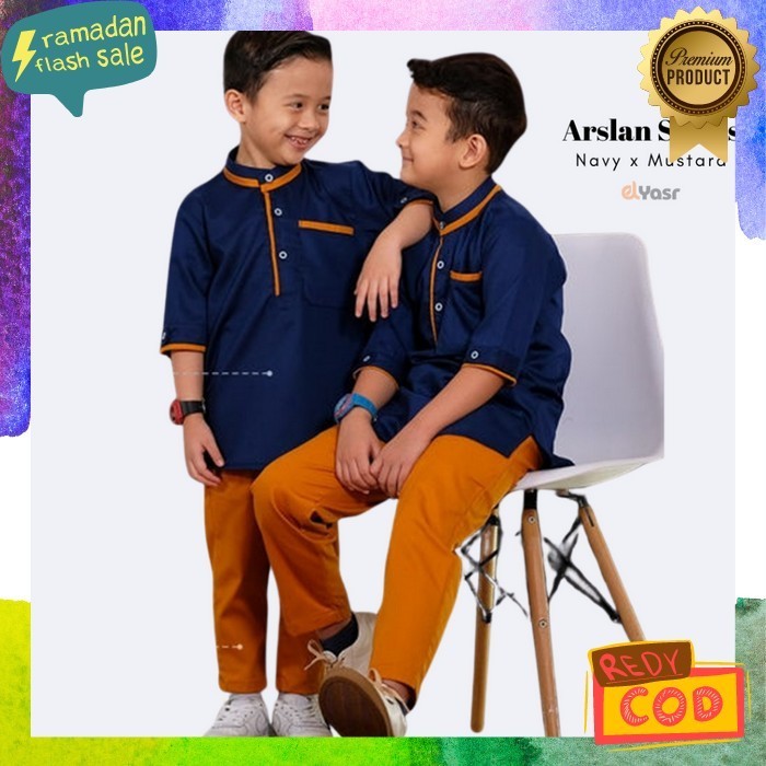 Koko Anak Laki-Laki Terbaru 2024 Stlan Anak Kecil Muslim Koko Set Bajun Muslim Anak Laki2 Bsju Ank B