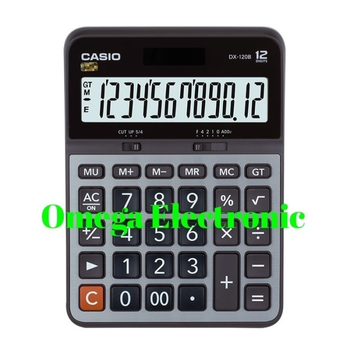 

Casio Dx 120B - Calculator Desktop Kalkulator Kantor Office Dx-120B