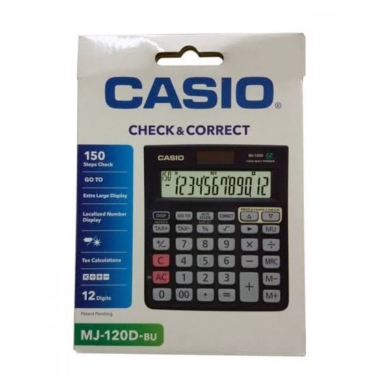 

Casio Mj-120D - Check & Correct Kalkulator