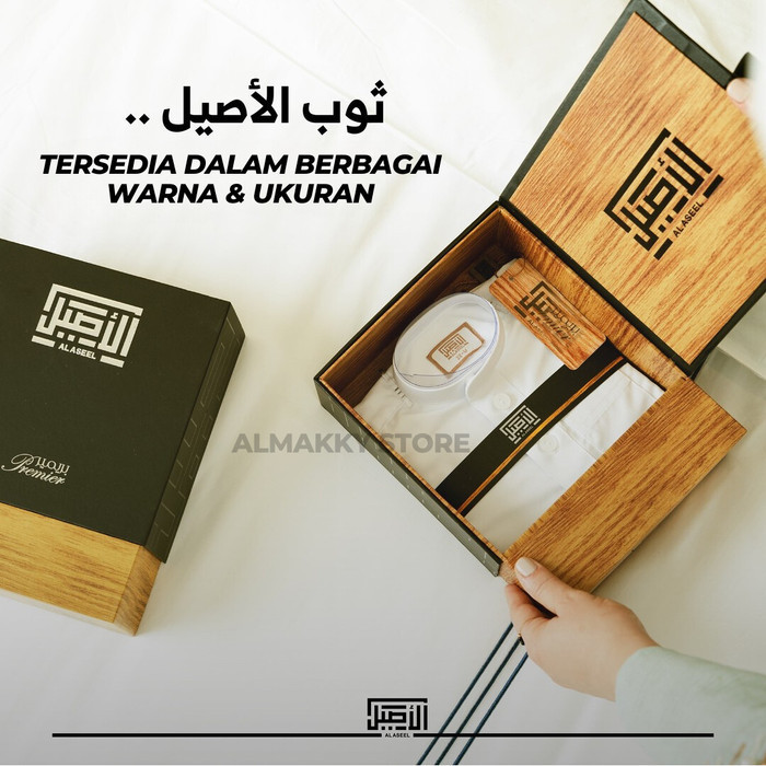 Al Aseel Premium Katun Dewasa Kerah Kemeja Manset - Jubah Gamis Arab