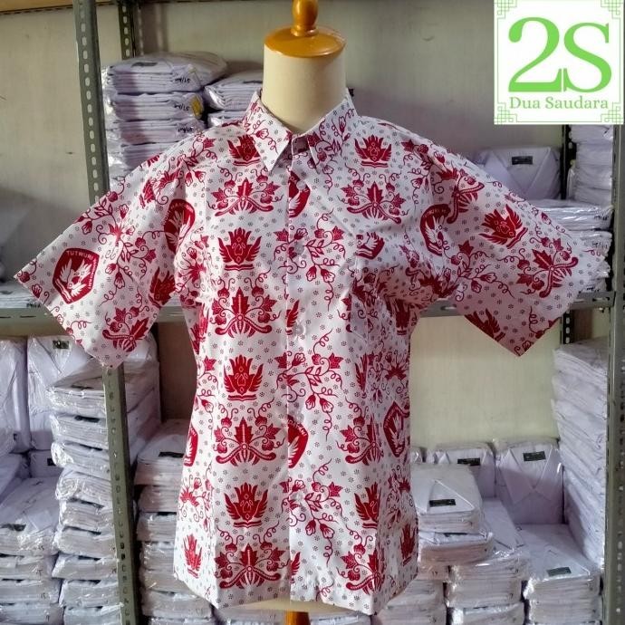 Seragam Sekolah Baju Batik Sd Merah