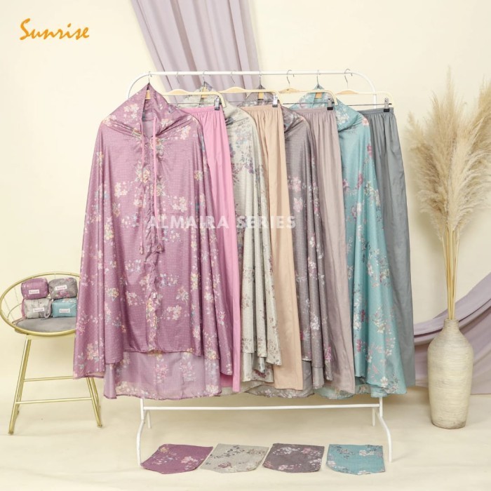 Sunrise - Mukena Travel Parasut Sutera Almaira Series DiskonR142024A