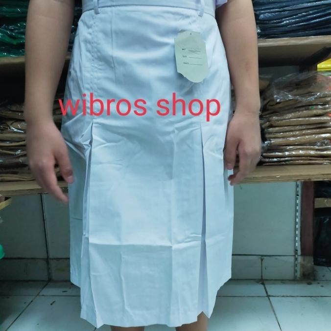 Rok Putih Smp Span Pendek Mampank / Rok Smp Putih Pendek