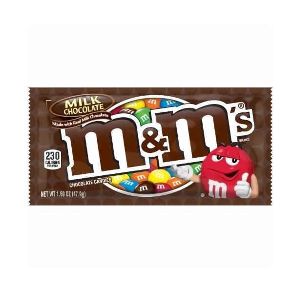 

M&M MILK CHOCOLATE 1.69 OZ