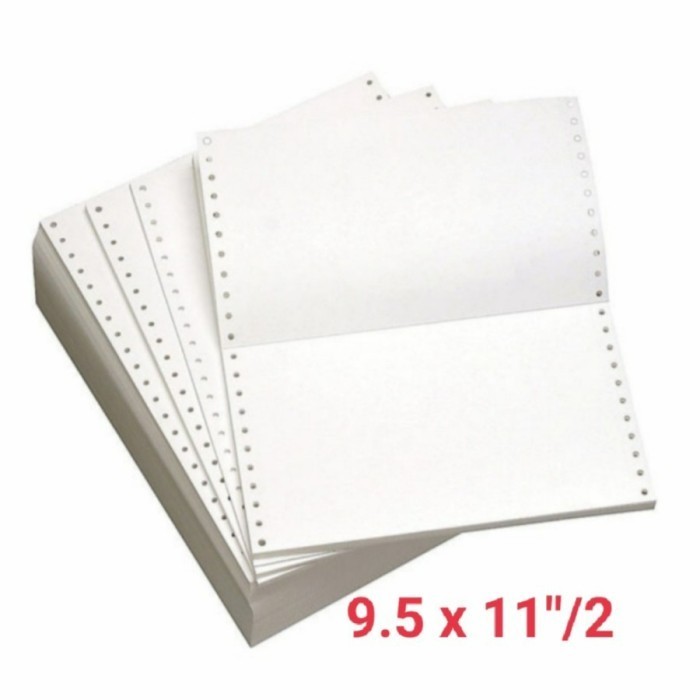 

Kertas Continuous Form Jns - 9 1/2 X 11" - 4 Ply (K4)