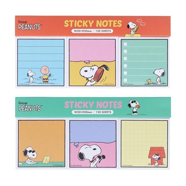 

Sticky Note Peanuts Snoopy Comic Memo Penanda Halaman Limited Edition