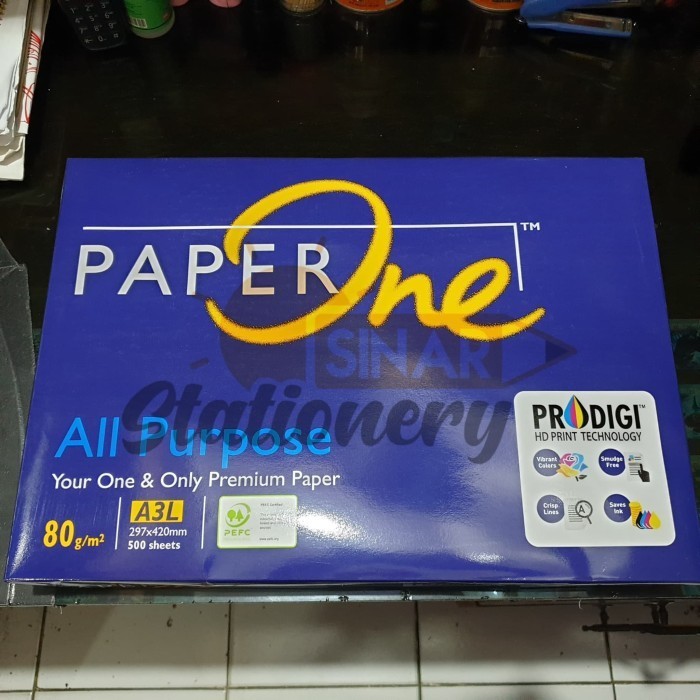 

Kertas Hvs A3L 80Gr Paperone