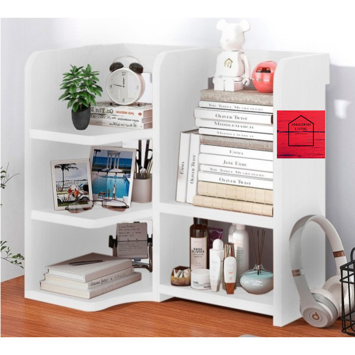 

Rak Buku Laci Kantor Tempat Box File Atas Meja Vintage Minimalis Kokoh