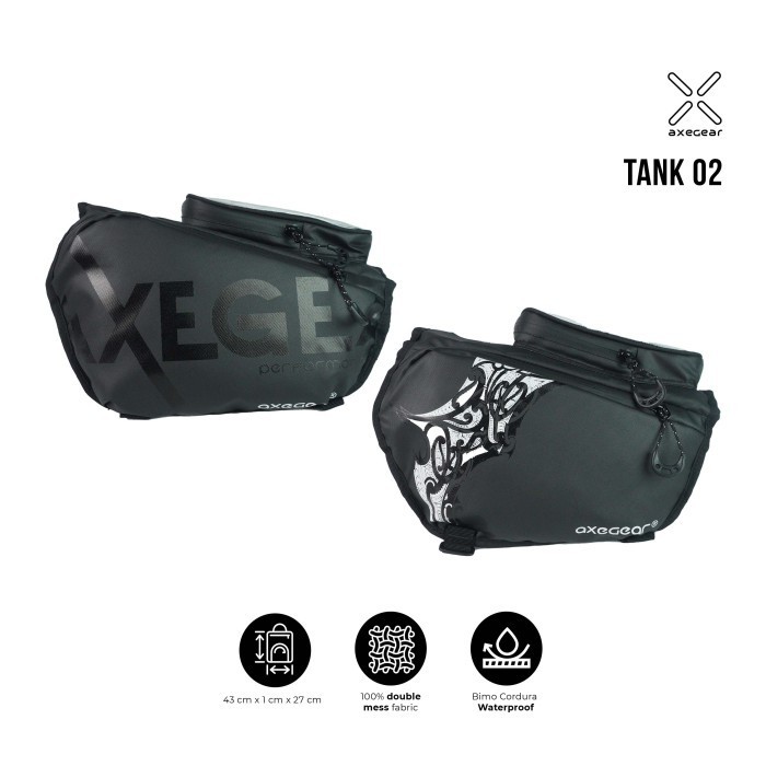 Axegear Trabas Accecories Tas Tangki Trail Enduro Original Dan Terpercaya