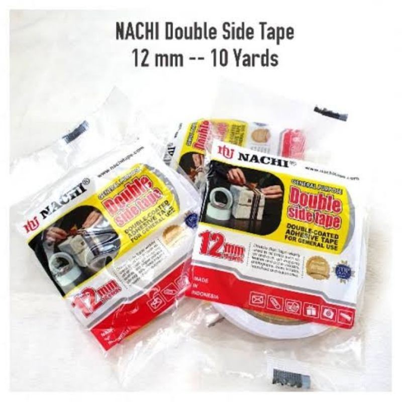 

double side tape dobel tip dobel tape selotip bolak balik ukuran 12 mm