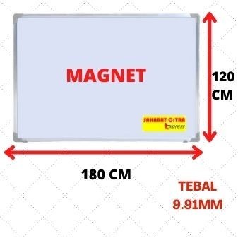 

Papan Tulis / White Board Gantung Magnet Sakura 180X120