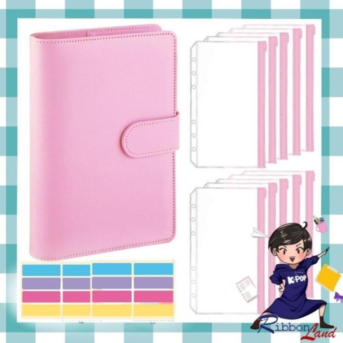 

Sg Set Lengkap Hemat Murah Binder A6 - 6 Ring Budgeting Planner Nabung