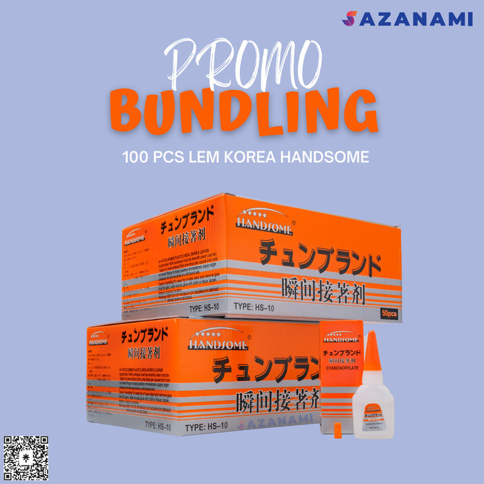 

Promo Hemat 3A 100 Pcs Lem Korea Handsome Lem Serbaguna