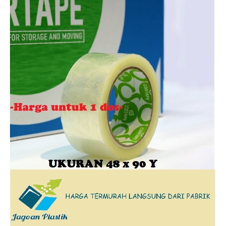 

Lakban Bening / Lakban Cokelat Lengket Ukuran 48 Mm X 90 Y ( 72 Pcs)